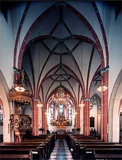 Foto St. Margareta Innenaufnahme, © Harald Blondiau